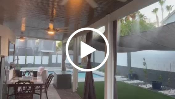 Customer video review of The Patio Misting System Pro