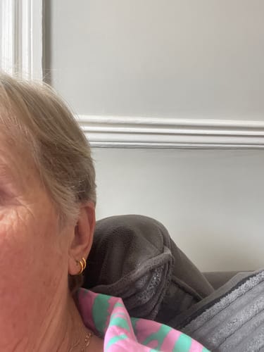 Customer photo review of "Hoops" Earrings
