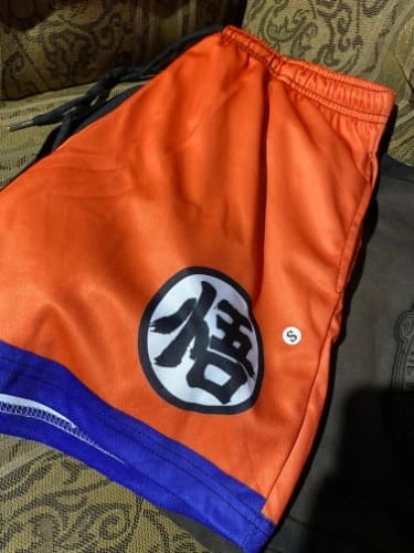 Customer photo review of Dragon Ball Goku Shorts