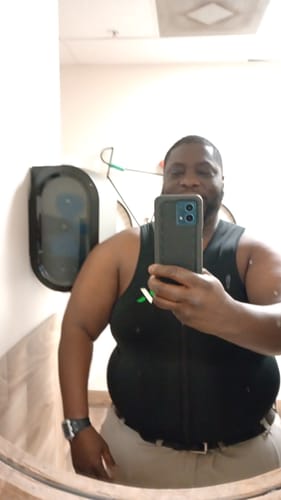 Customer photo review of Men's Zipper Neoprene Sauna Vest