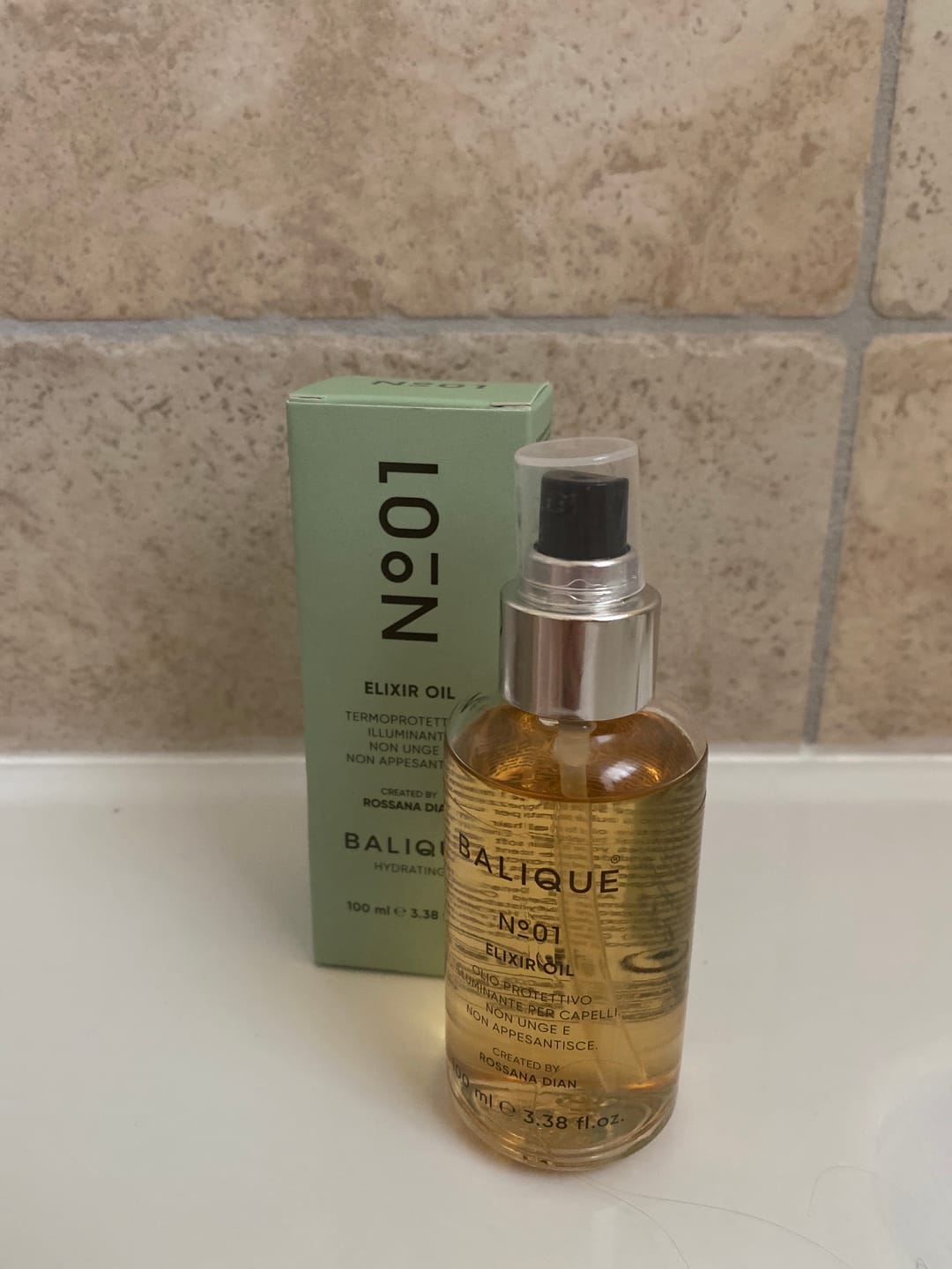 Customer photo review of N°01 - ELIXIR OIL - OLIO PROTETTIVO