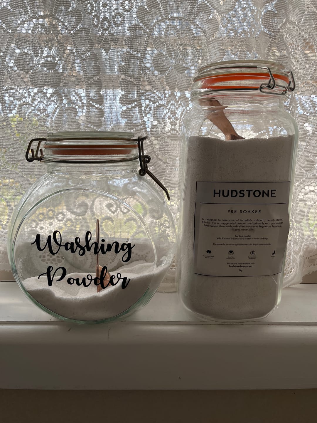 Customer photo review of Hudstone Powder Pack (Free Shipping - Scoops included)