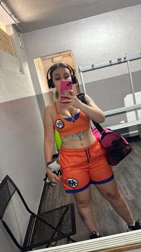 Customer photo review of Dragon Ball Goku Shorts