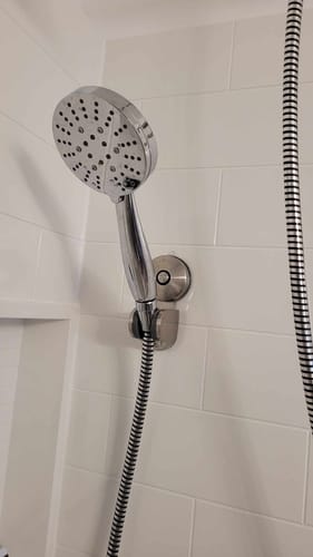 Customer photo review of 3-Spray Handheld Shower Head, Handshower Only
