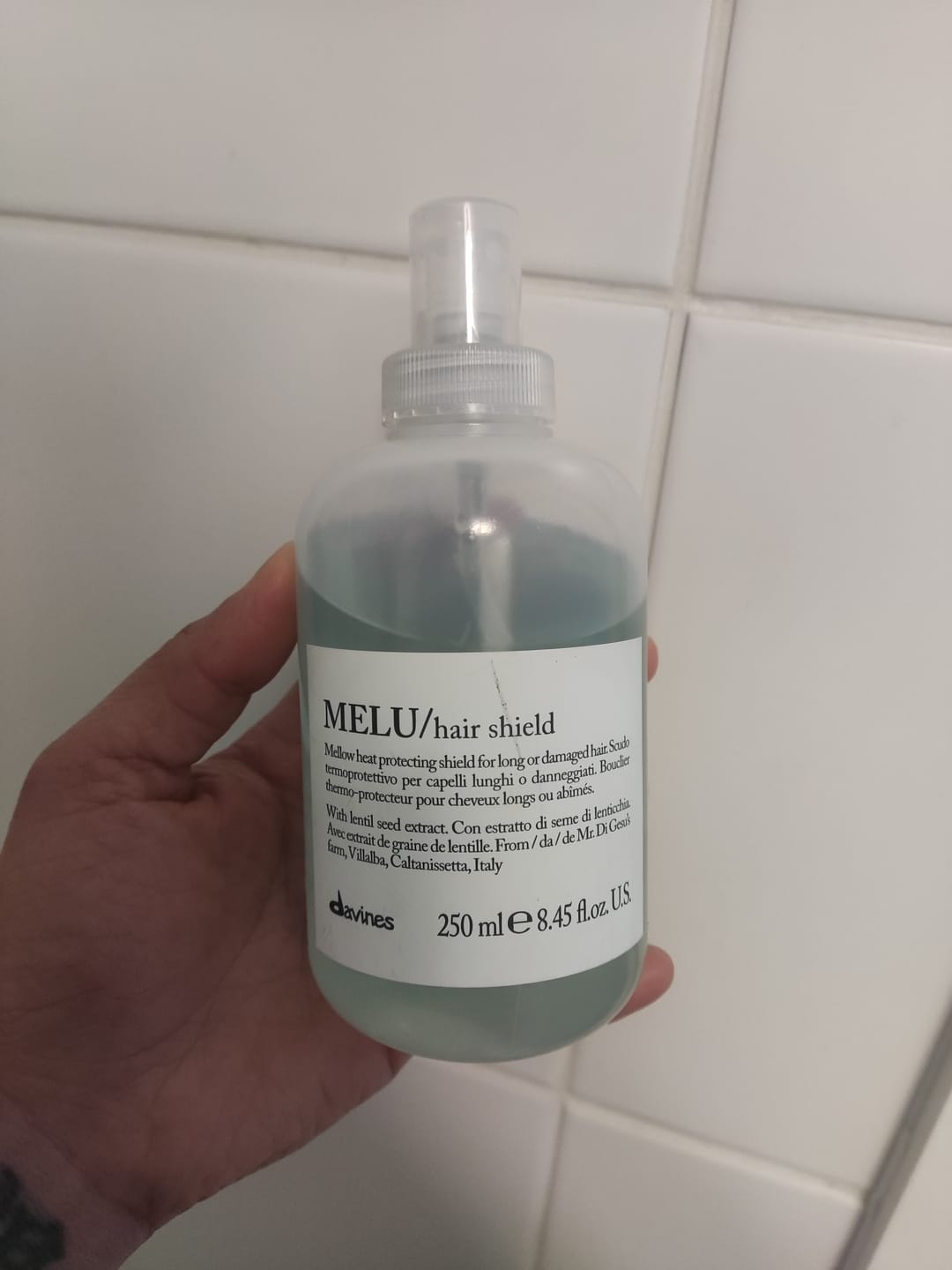 Customer photo review of Termoprotector Essential Melu Davines
