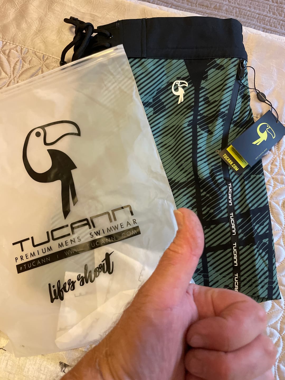 Customer photo review of Striped Green Camo  - 3"