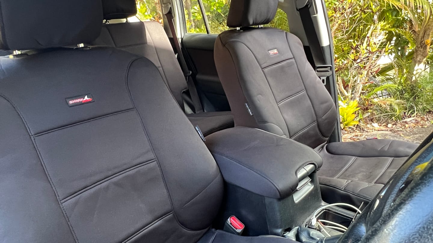 Customer photo review of Sharkskin Seat Covers for Toyota Prado KDJ150R/GRJ150R (11/2009-05/2021)