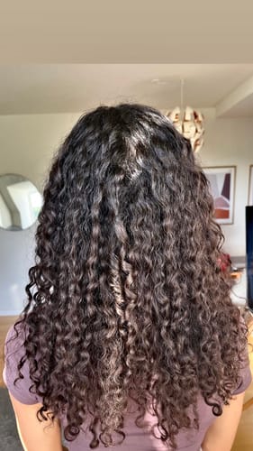 Customer photo review of At-home Keratin Treatment
