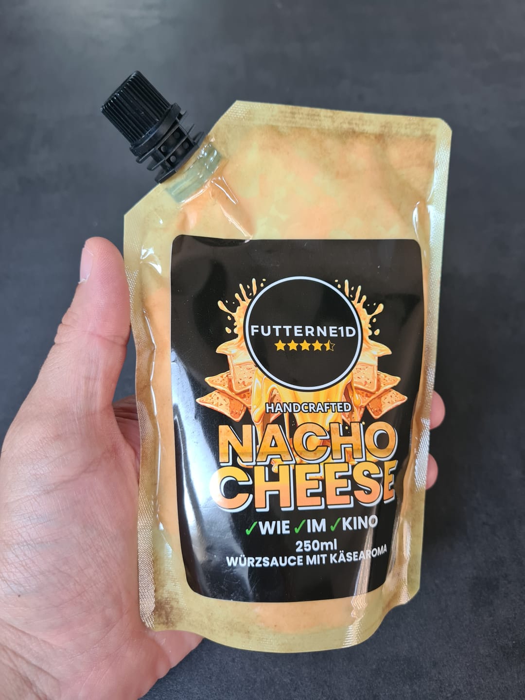 Customer photo review of NACHO CHEESE Sauce 250ml