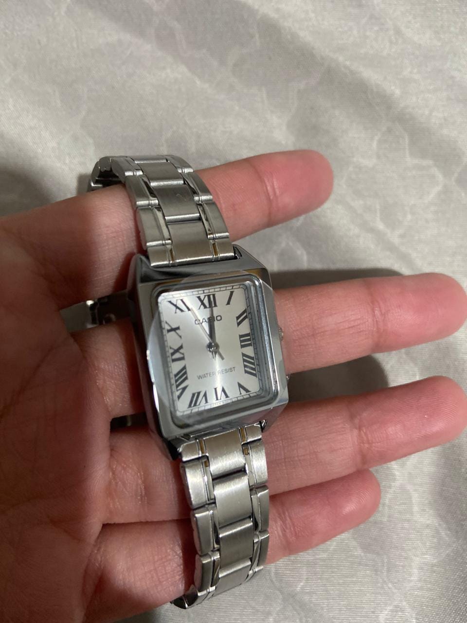 Customer photo review of Reloj Casio Tank Análogo LTP-V007D-7BUDF Acero Dial Plata