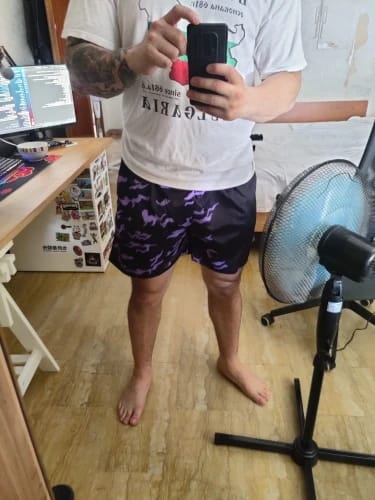 Customer photo review of Curse Mark Shorts