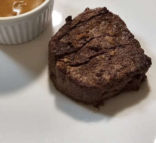 Customer photo review of Halal Filet Mignon