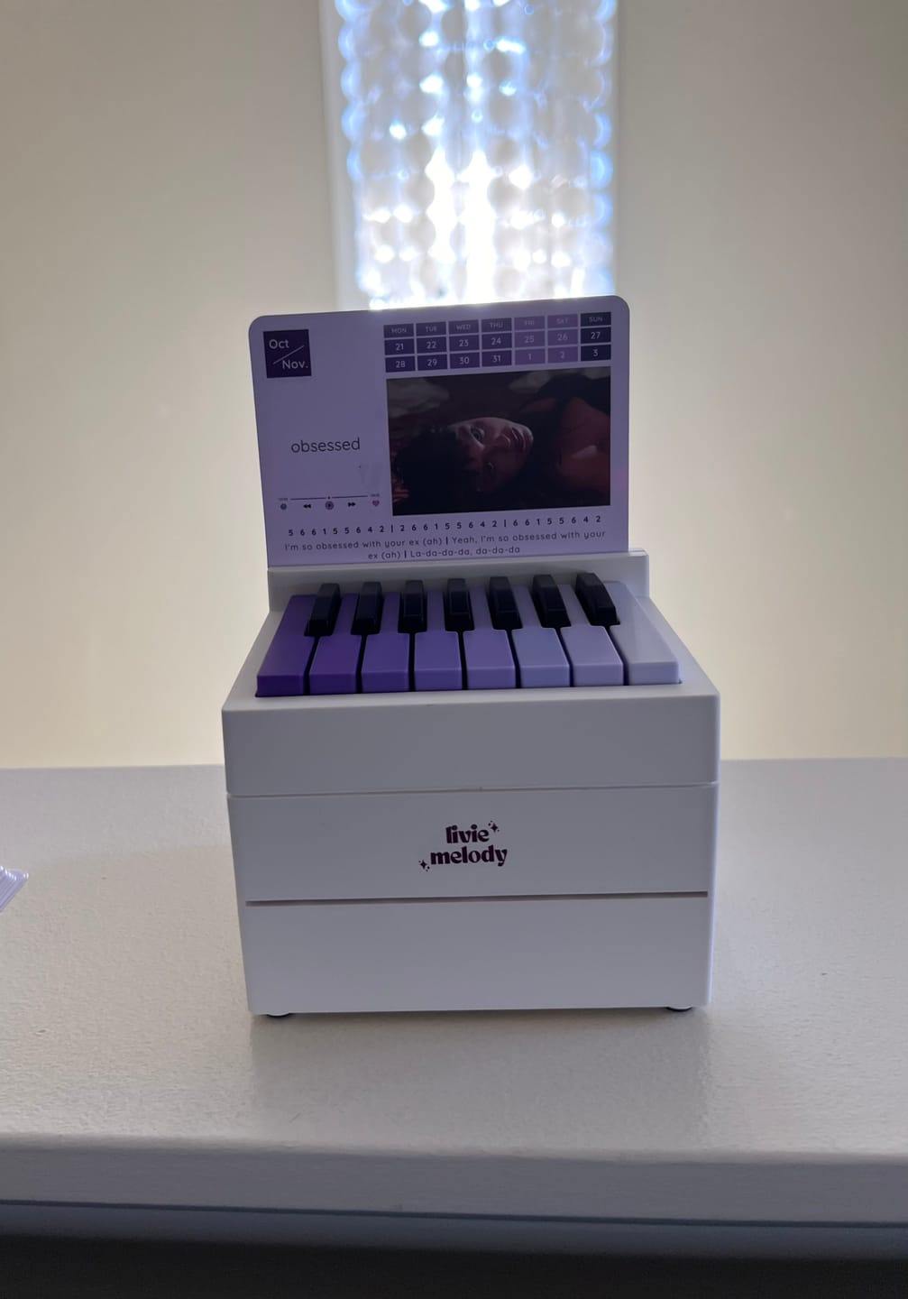 Customer photo review of [Pre-Order] LivieMelody Piano Calendar 2024