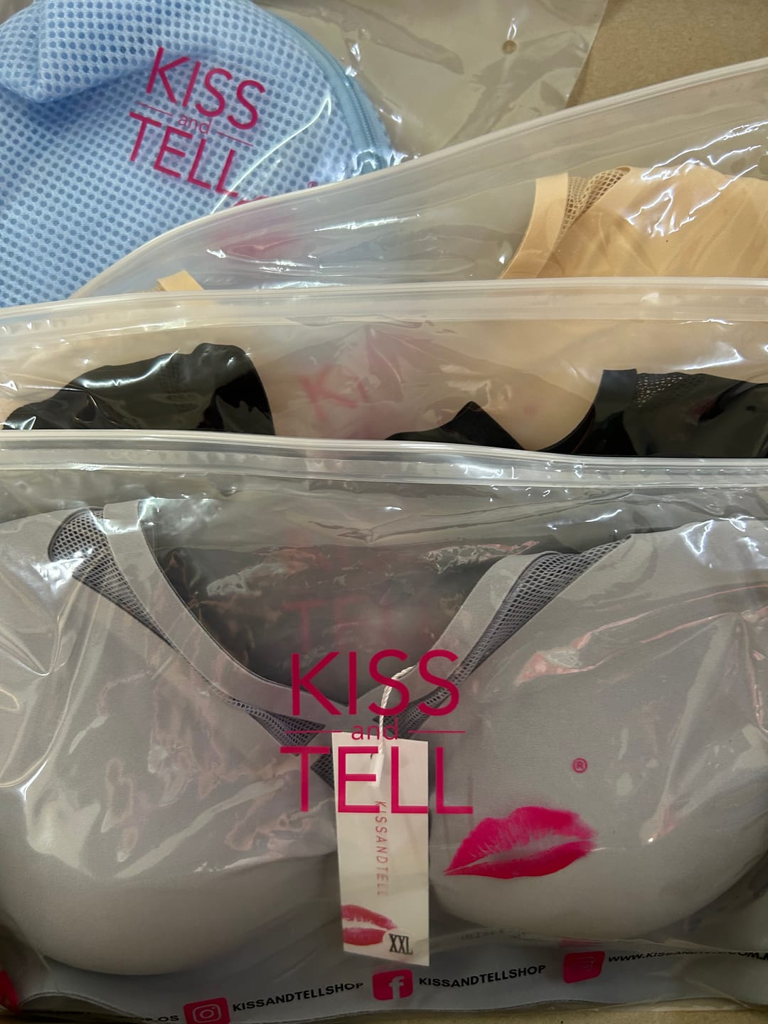 Customer photo review of Bella Plus Size Wireless Bra