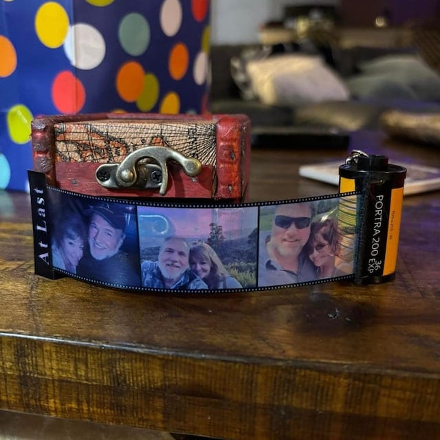 Customer photo review of Custom Drive Safe Film Roll Keychain For Your Love