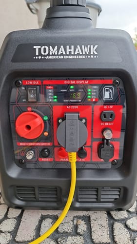 Customer photo review of Generador Inverter de 3.5Kw super silencioso y portatil con AVR uso domiciliario Modelo TG3500i Tomahawk Power - PRE VENTA