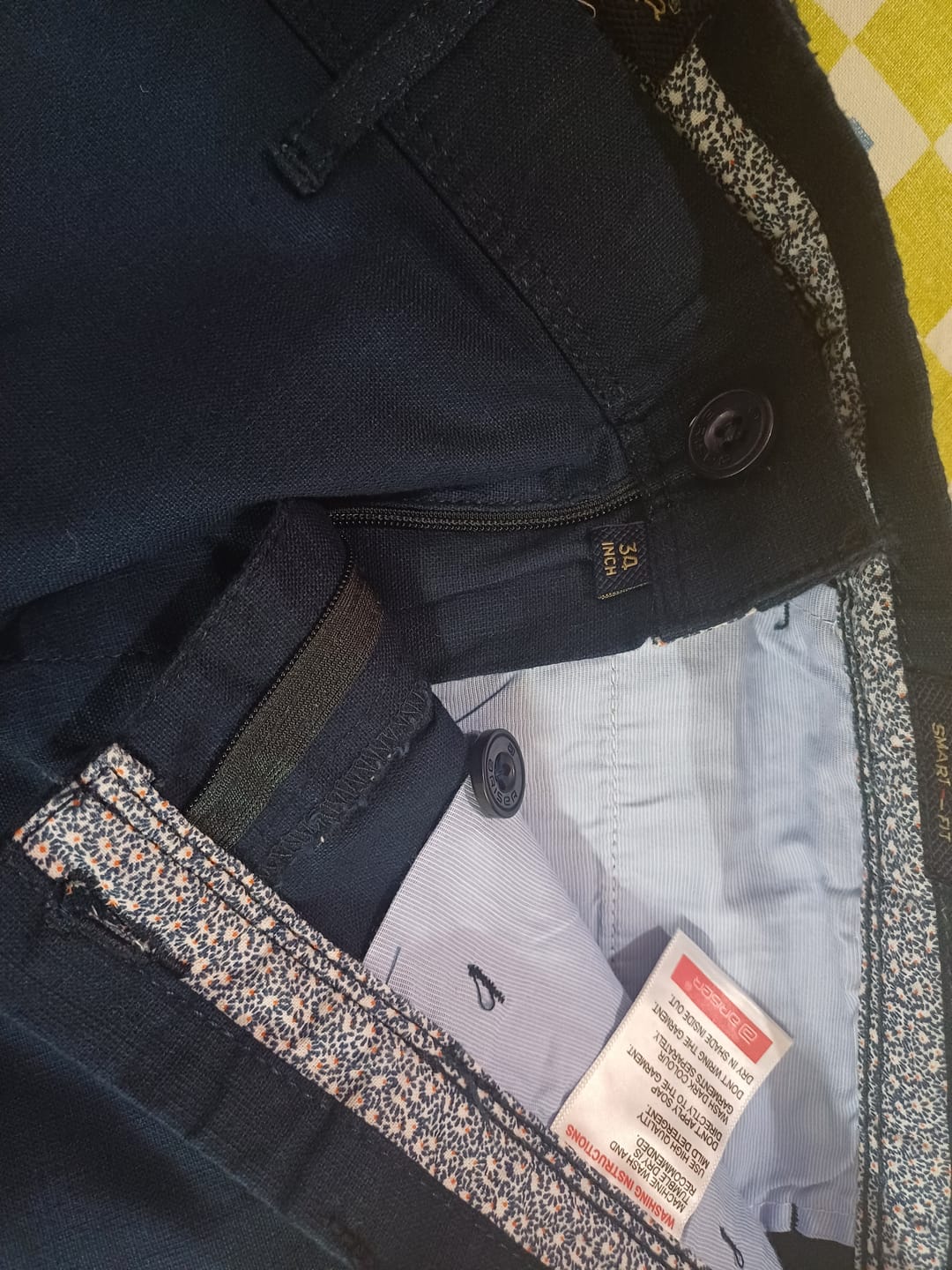 Customer photo review of Kansas - Blue Trouser For Men | Ariser