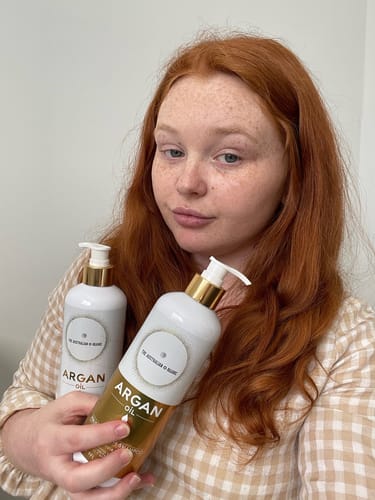 Customer photo review of Sulfate Free Hair Growth Shampoo Bundle