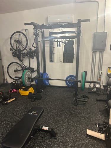 Customer photo review of MAJOR FITNESS All-In-One Home Gym Power Rack Package F22