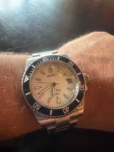 Customer photo review of Aquacy 1769 Hei Matau Men's Automatic 300M Full Luminous Dive Watch ETA 2824 1769.FLM.B.S.ET