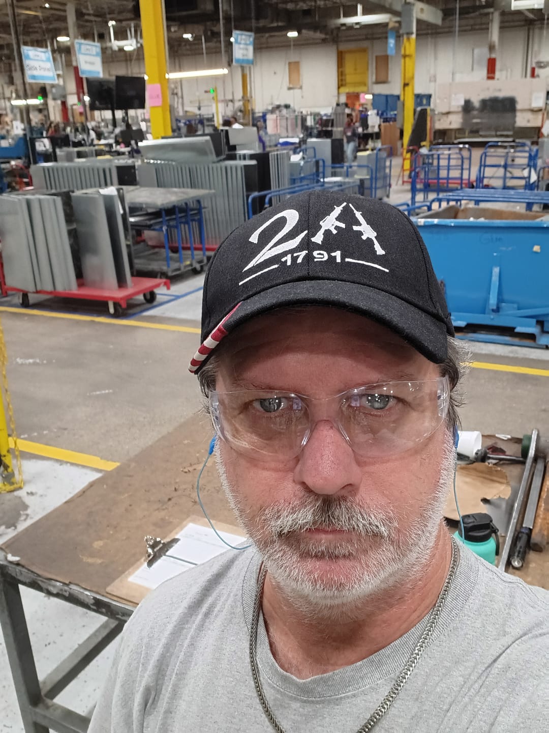 Customer photo review of 2nd Amendment 2A Limited Edition Black Embroidered Hat