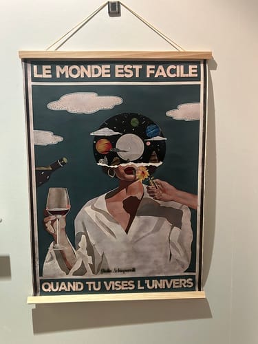 Customer photo review of Le monde est facile quand tu vises l'univers
