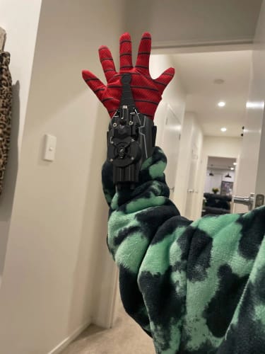 Customer photo review of [NEW] Spidey Gear™ - Magnetic Web Shooter