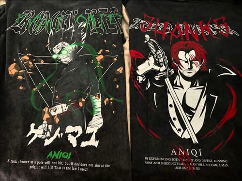 Customer photo review of AKAGAMI EMBROIDERED ACID WASH TEE