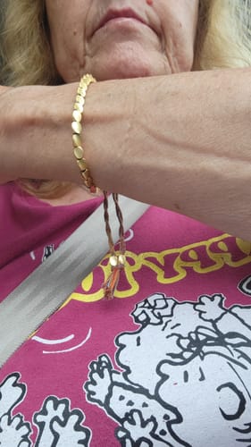 Customer photo review of Tibetan Bracelet of Fortune