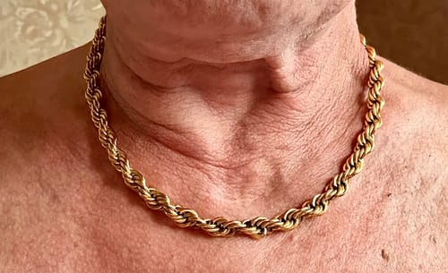 Customer photo review of Rope Chain Gold | 8mm