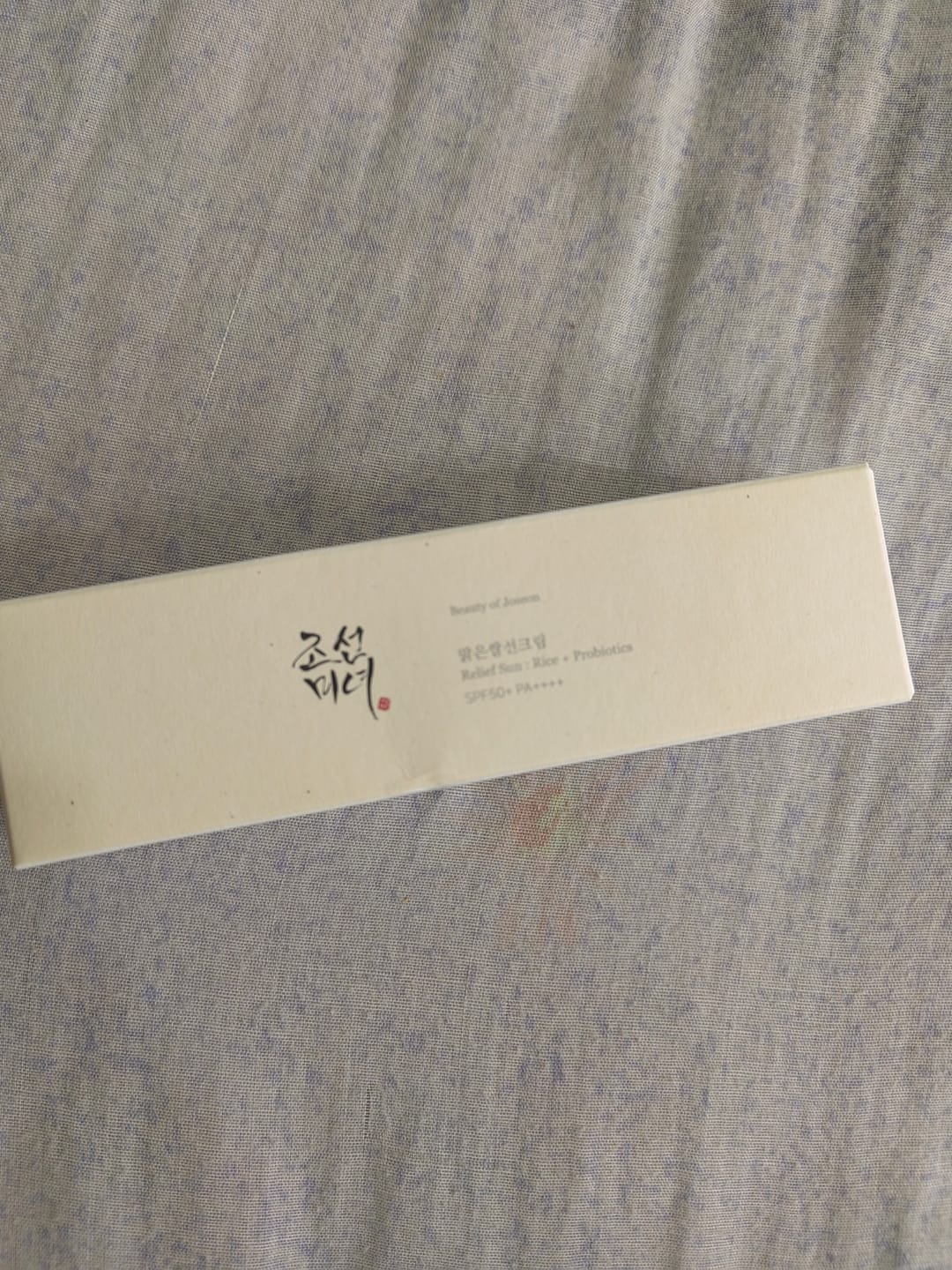 Customer photo review of Relief Sun : Rice + Probiotics (SPF50+ PA++++)