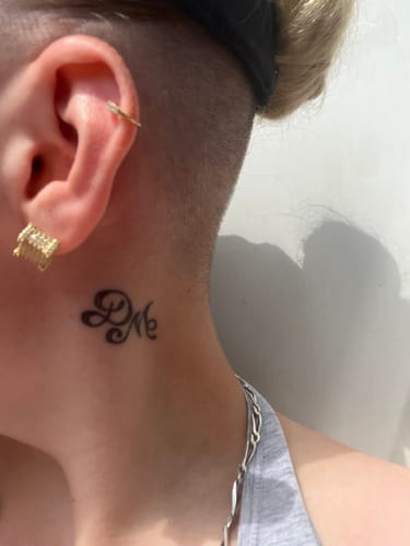 Customer photo review of BOUCLE D'OREILLE CARRÉ DIAMANT OR JAUNE