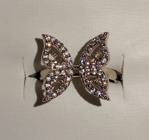 Customer photo review of GLASS WHIMSICAL WINGS