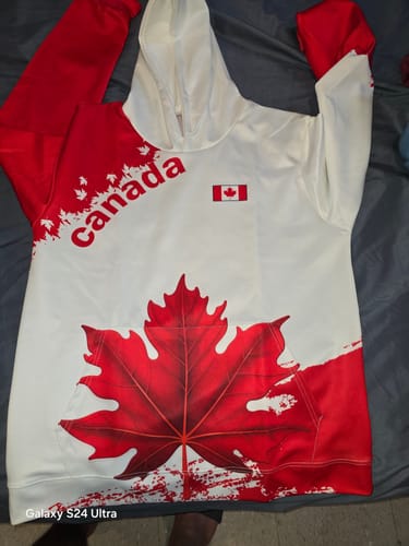 Customer photo review of Canada Hoodie Canada Day 2021 Maple Leaf