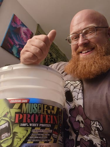 Joshua M. review of 12 lbs Bucket - Colossal Labs™ Muscle Protein image 1 out of 1