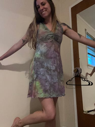 Customer photo review of Summer Slip Dress 'Iridescence'