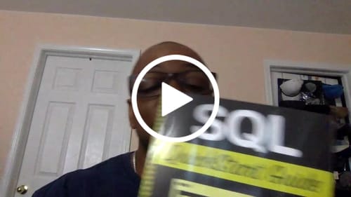 Customer video review of SQL QuickStart Guide