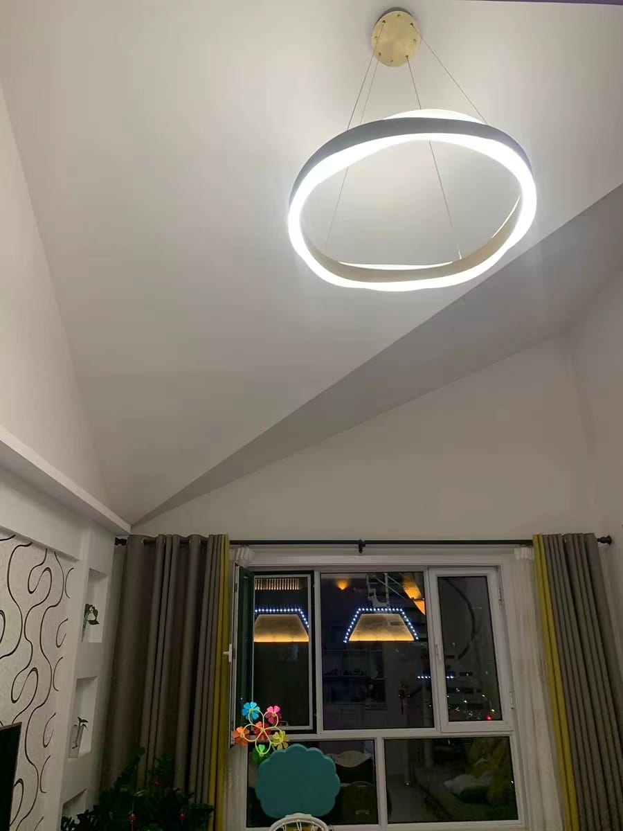 Customer photo review of WOMO Wave Circular LED Chandelier-WM2195