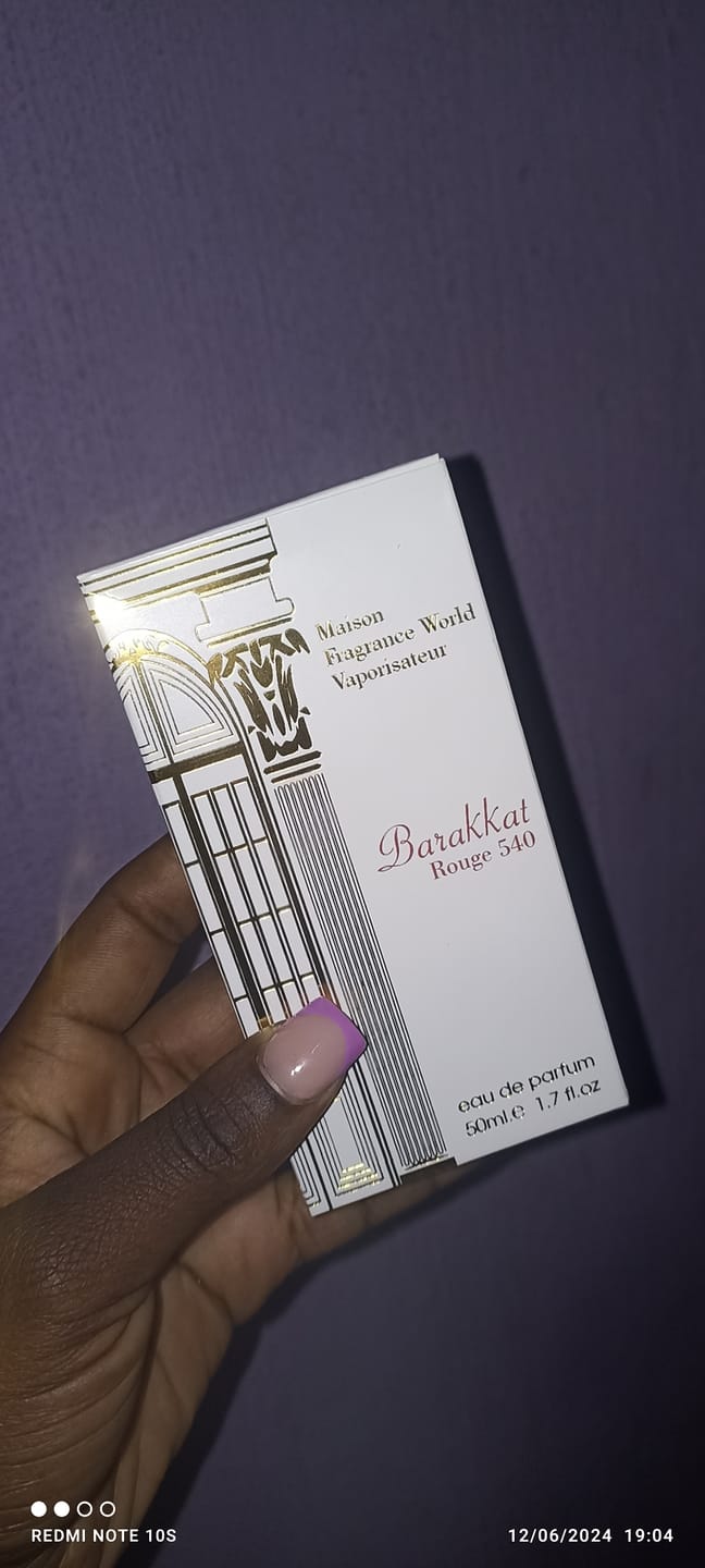 Customer photo review of Barakkat Rouge 540 EDP 50ml