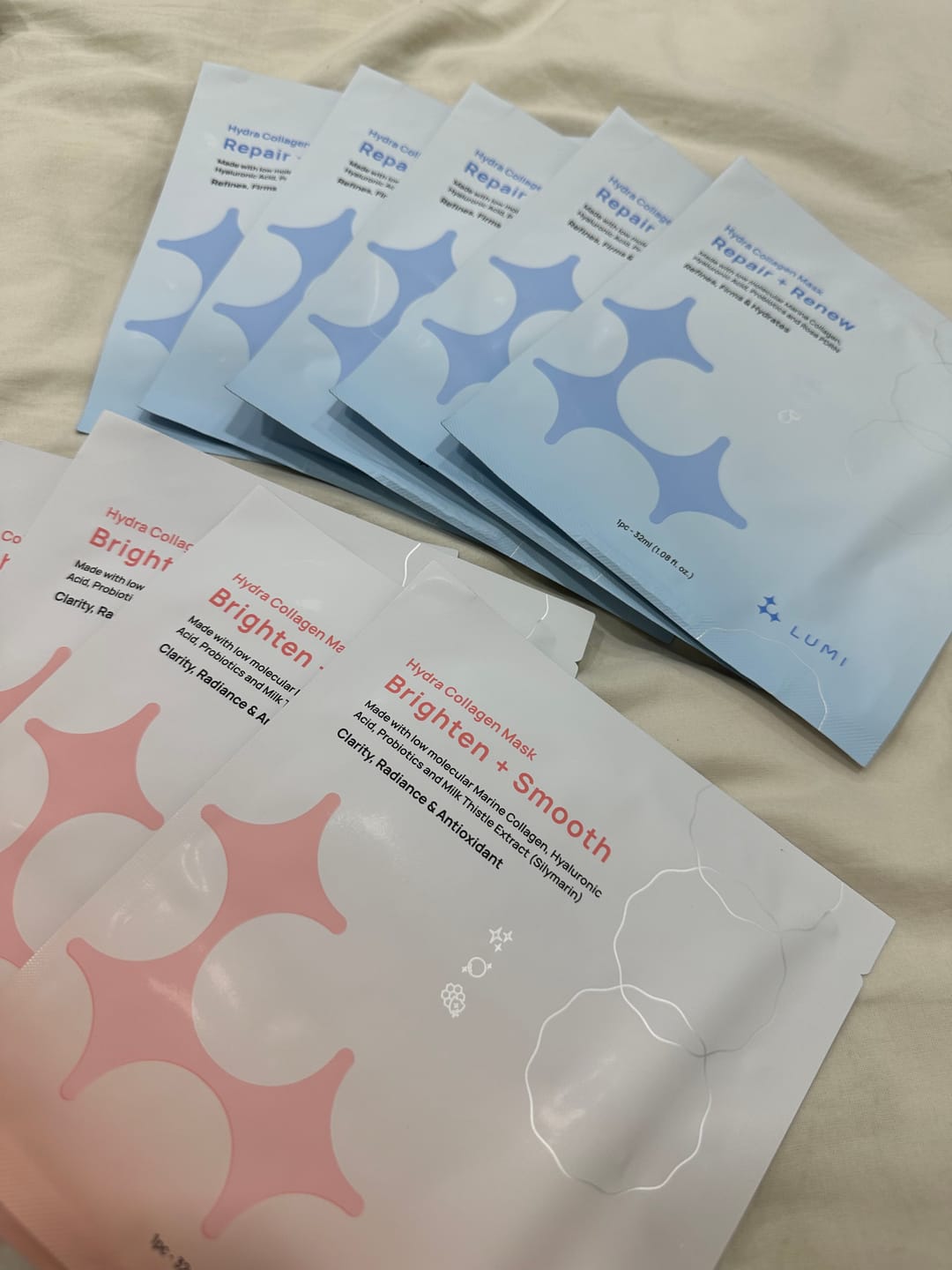 Customer photo review of Hydra Collagen Mask Brighten + Smooth