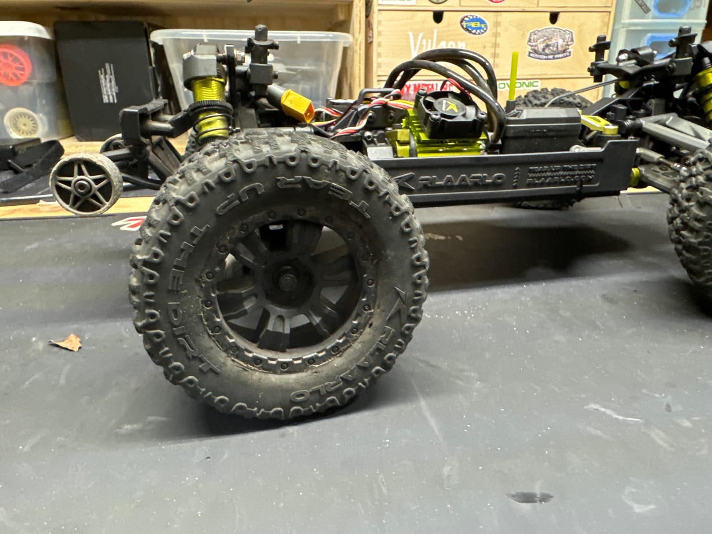 Customer photo review of Aluminum Rear Steering Hub For RZ001