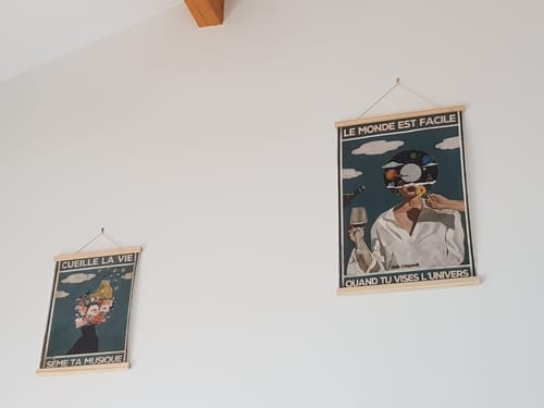 Customer photo review of Le monde est facile quand tu vises l'univers