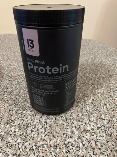 Customer photo review of 100% Plant Protein