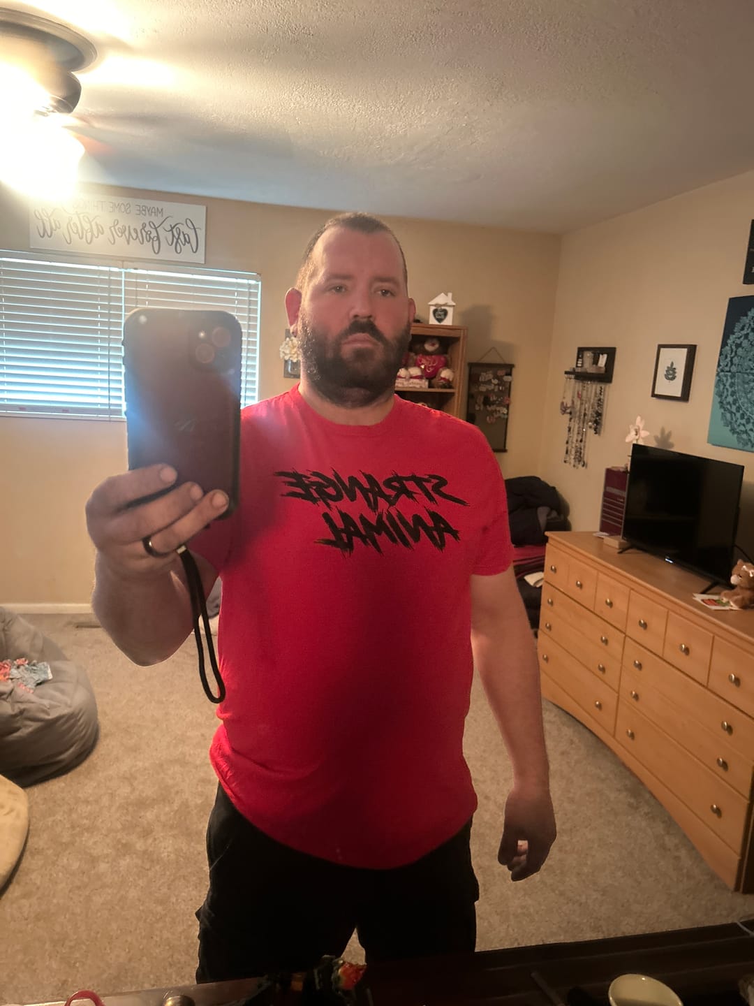 Customer photo review of Strange Animal T-Shirt