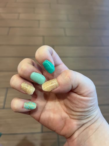 Customer photo review of Caribbean Sparkle | Four Color Starter Kit