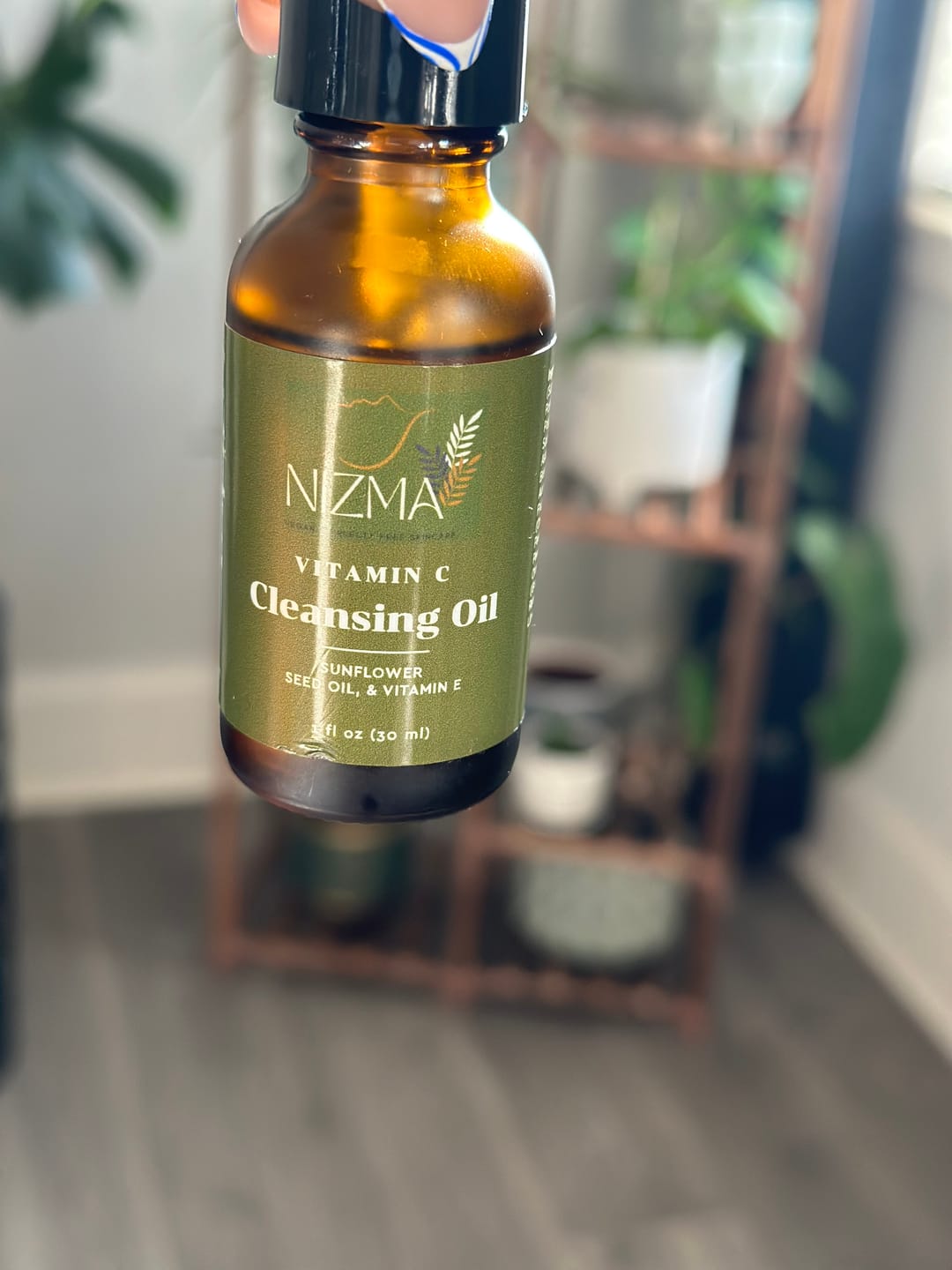 Customer photo review of Vitamin C Cleansing Oil
