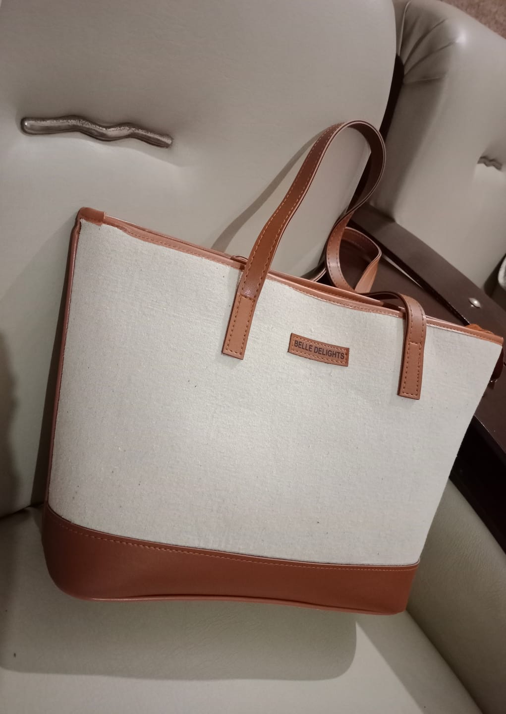 Customer photo review of TOTE BAG BROWN