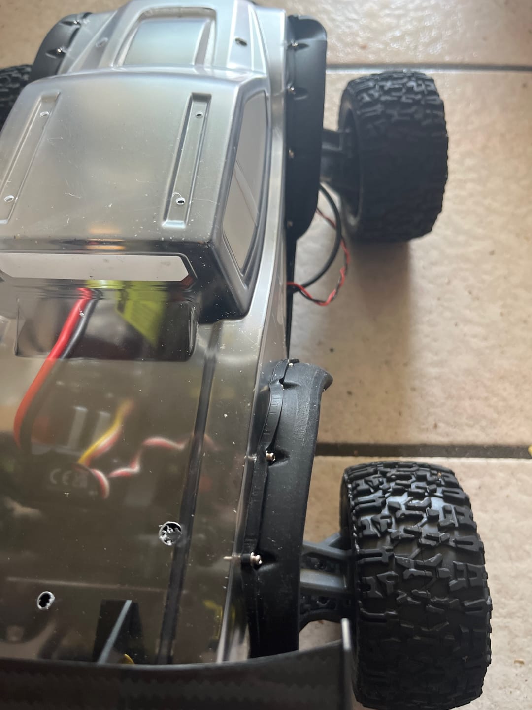 Customer photo review of Car Body, PC, Transparent For RZ001