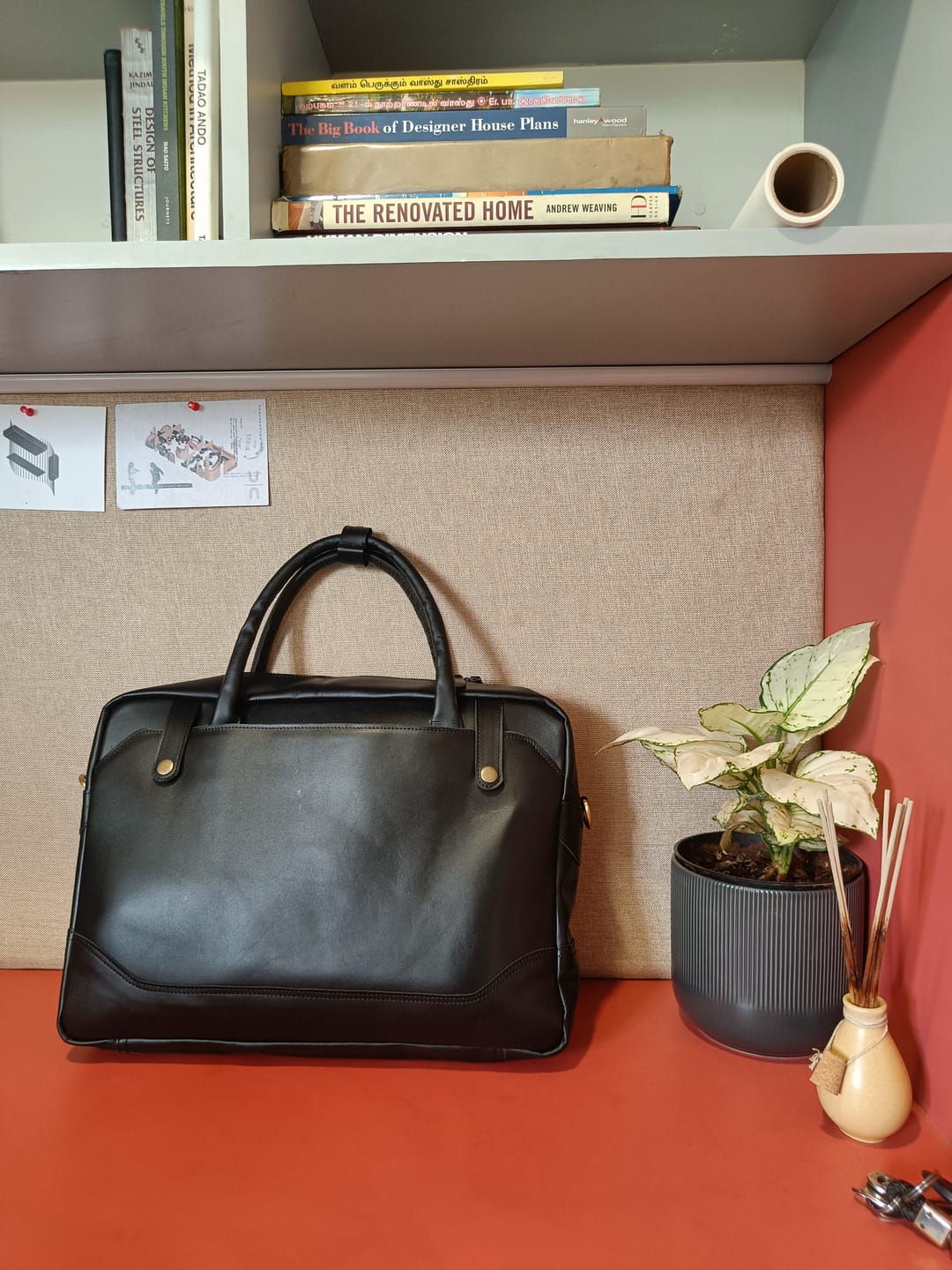 Customer photo review of The Everyday Office Briefcase