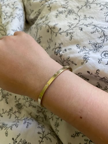Customer photo review of Timeless Affection Stone Armreif